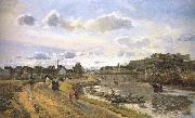 Camille Pissarro Pang plans raft Schwarz Germany oil painting reproduction